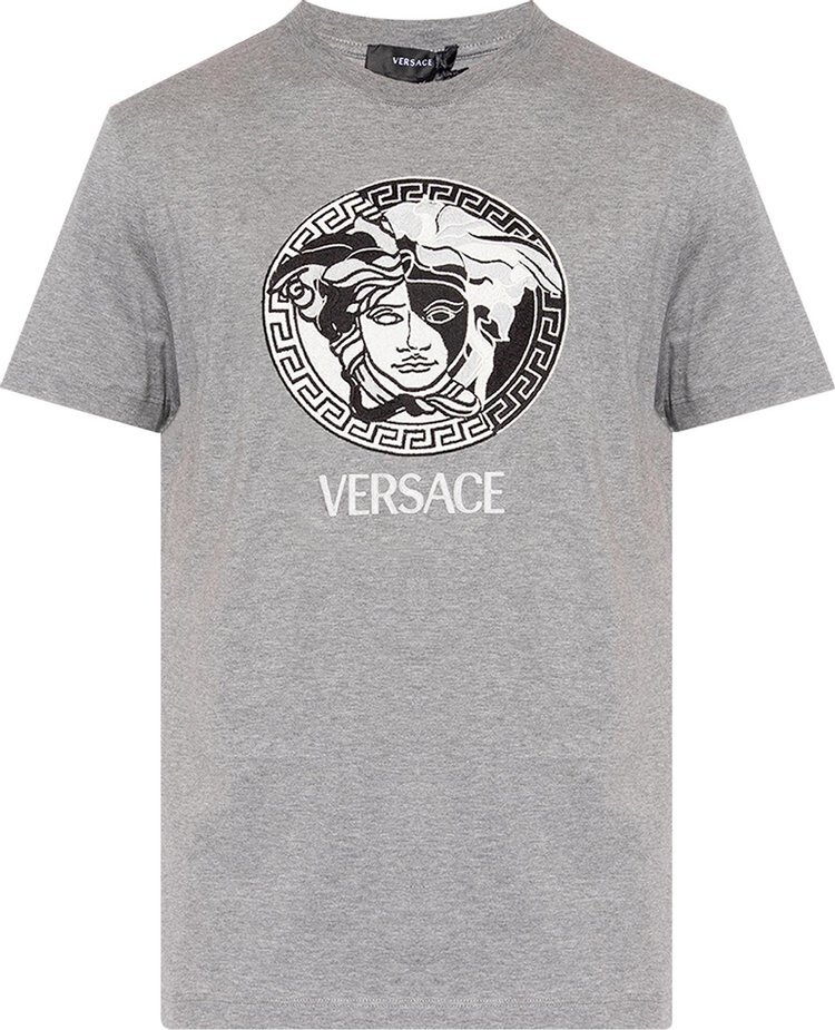 

Футболка Versace T-Shirt 'Medium Grey', серый