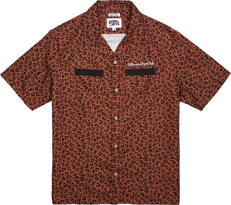 Рубашка Billionaire Boys Club Leone Woven Shirt 'Cheetah/Cinnamon', коричневый - фото