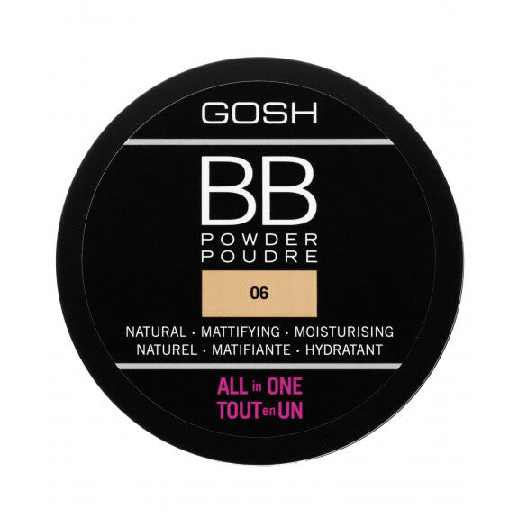 

Gosh Прессованная пудра для лица BB Powder 06 Теплый Бежевый 6,5г