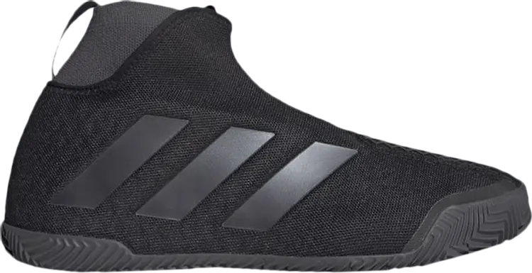 

Лимитированные кроссовки Adidas Stycon Laceless Clay Court 'Core Black', черный