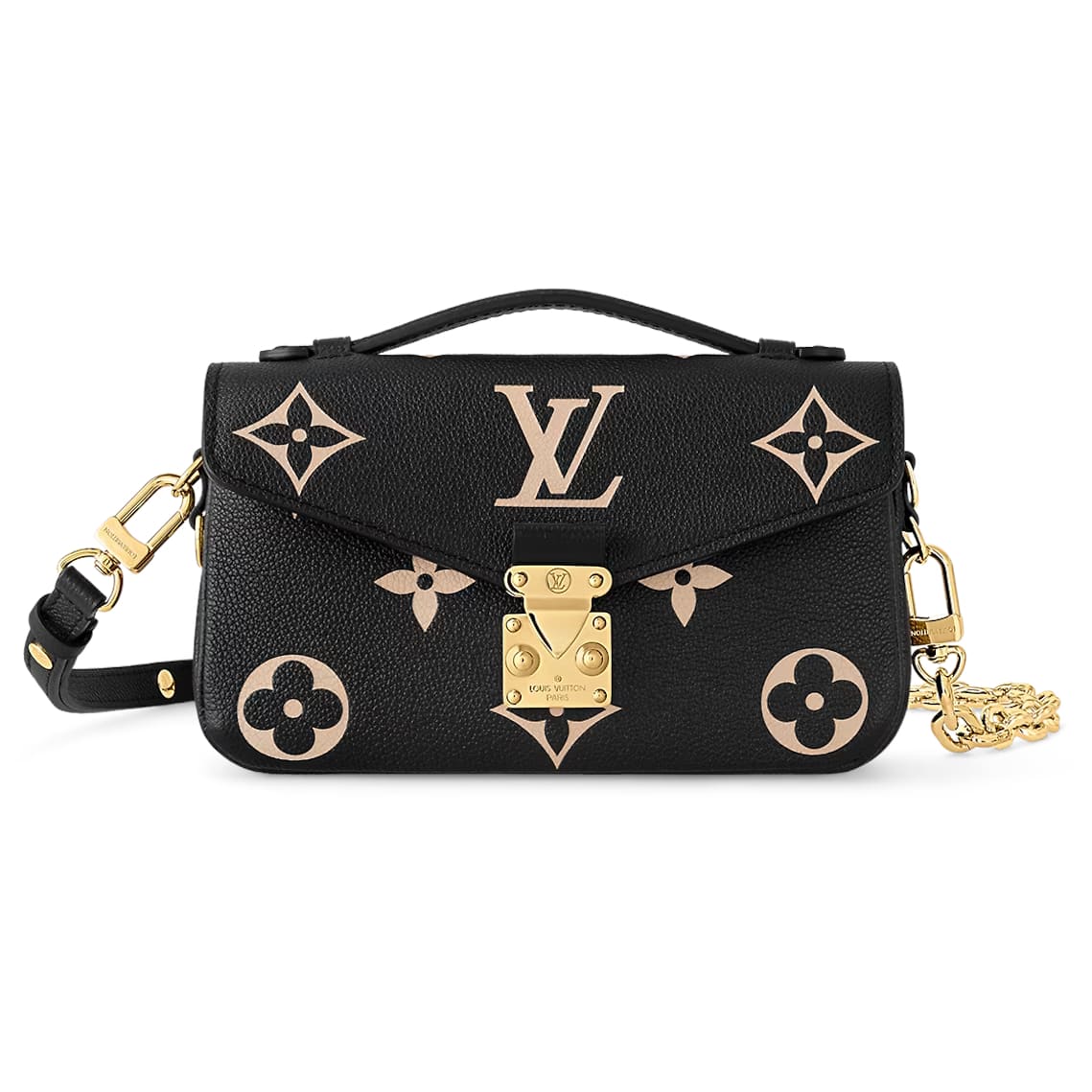 Сумка Louis Vuitton Pochette Metis East West, черный/бежевый – заказать по  выгодной цене из-за рубежа в «CDEK.Shopping»