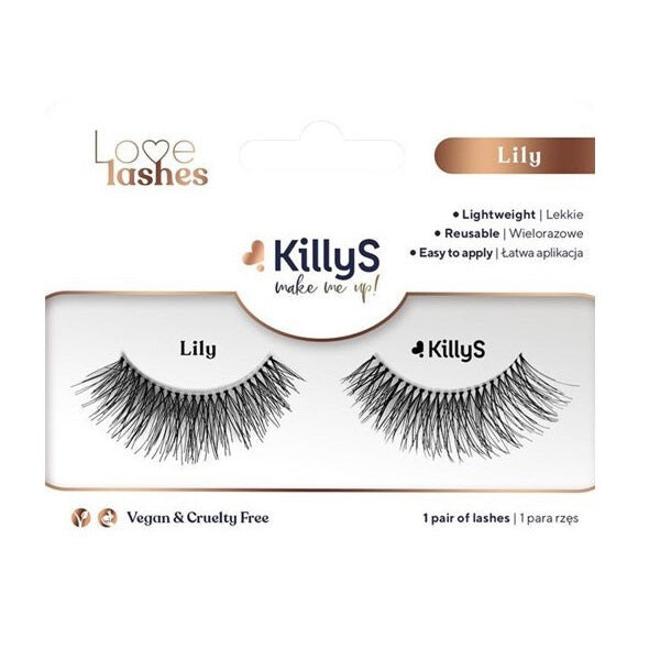 

KillyS Нанеси мне макияж! Накладные ресницы Love Lashes на полоске Lily