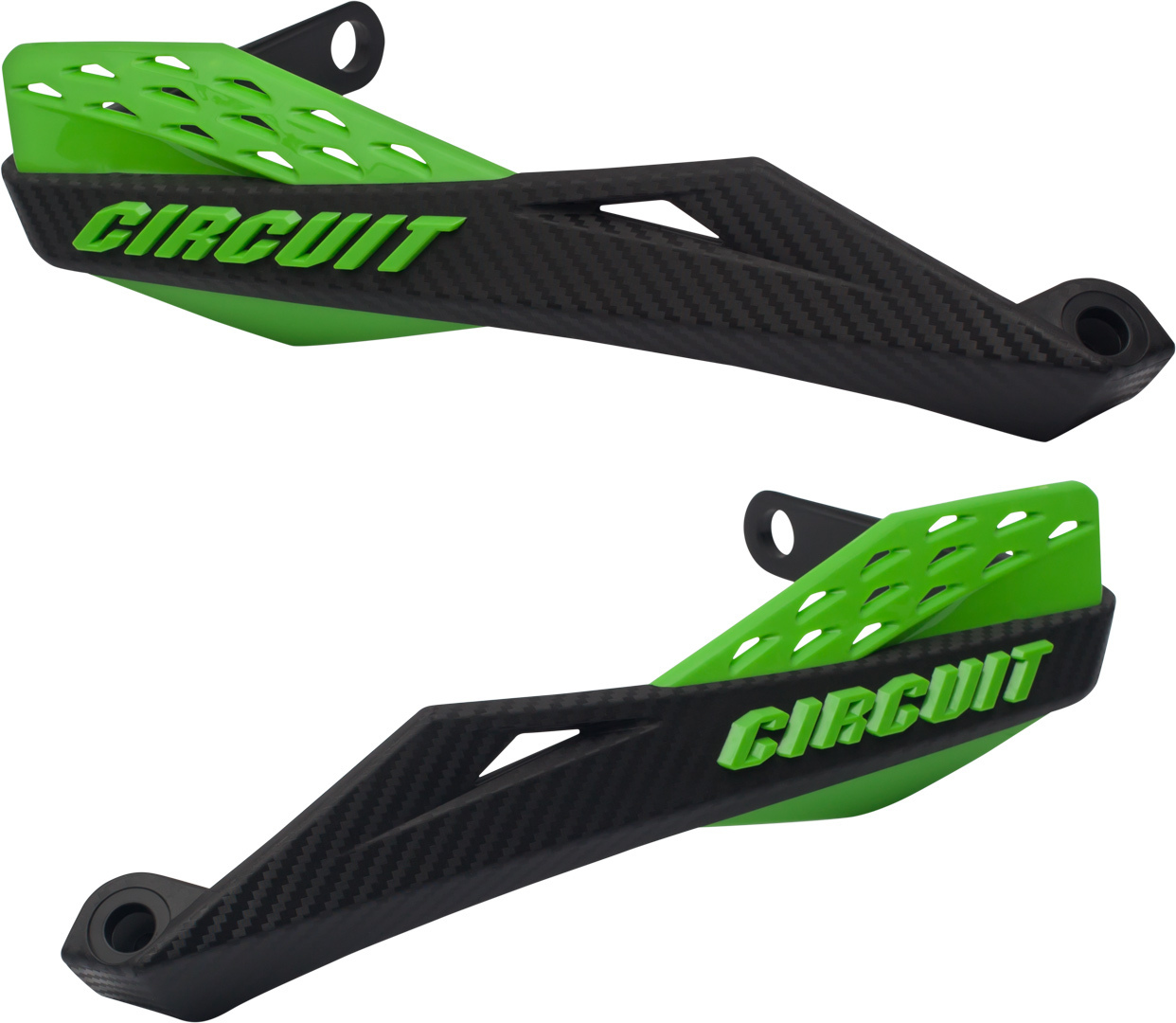Защита на руль матоцикла Circuit Equipment FENIX, зеленый руль 22мм 1 с перекладиной защита зеленый