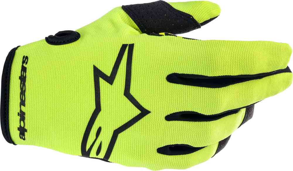 цена Детские перчатки для мотокросса Radar Alpinestars, желтый