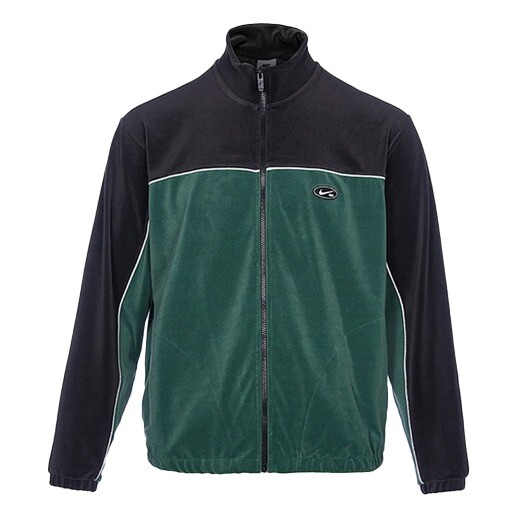 

Спортивная куртка Nike SB Casual Logo Colorblock Velvet Skateboard, темно-зеленый/черный