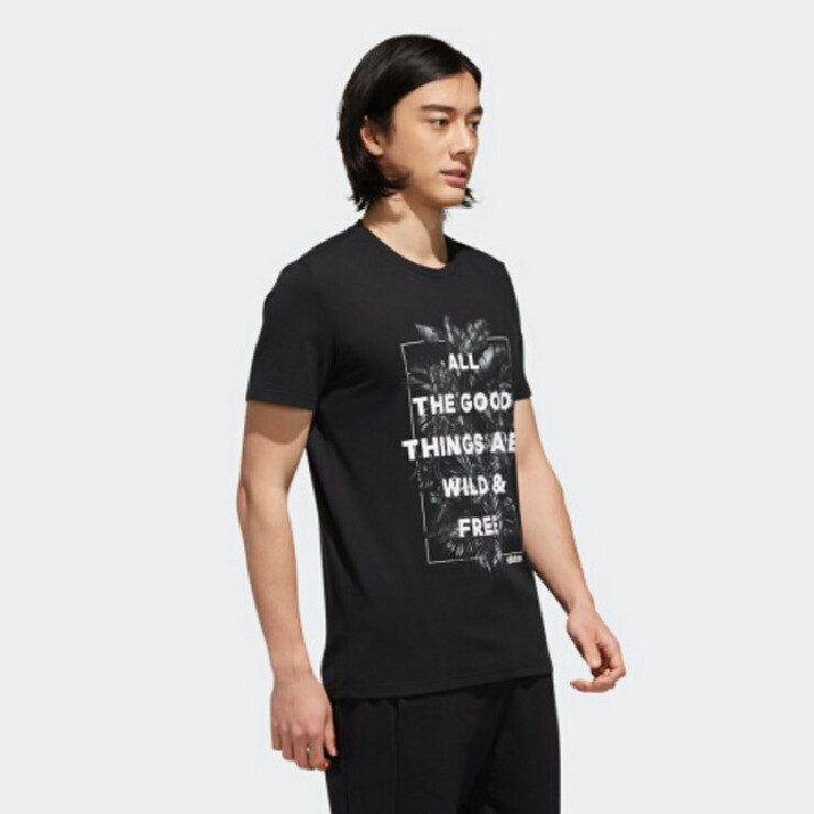 

Футболка adidas neo M FAV TEE ART, черный/белый