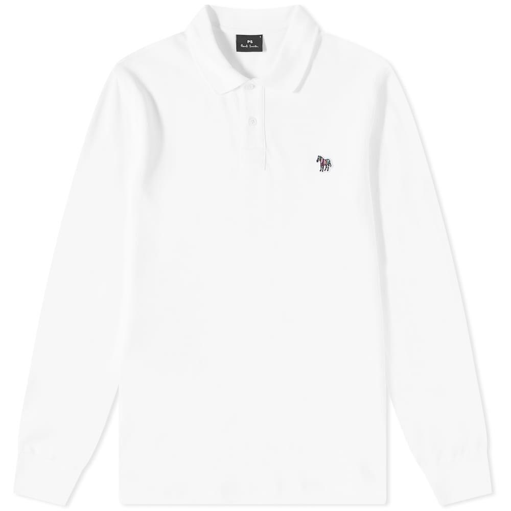 

Футболка Paul Smith Long Sleeve Zebra Polo, Белый