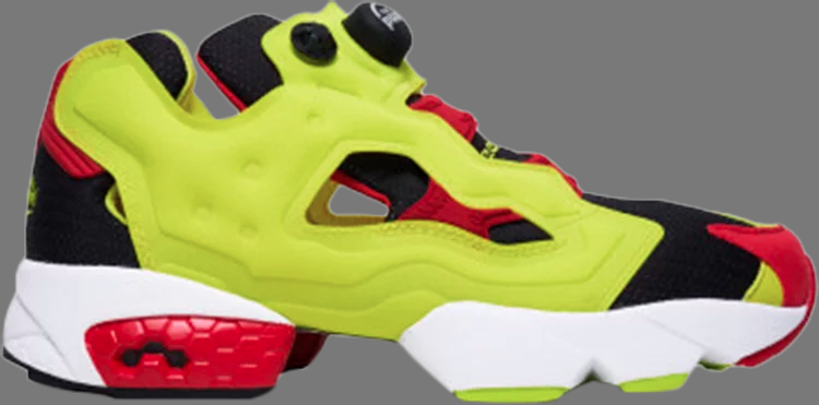 Кроссовки instapump fury prototype 'citron' Reebok, желтый кроссовки instapump fury zone acid yellow reebok желтый