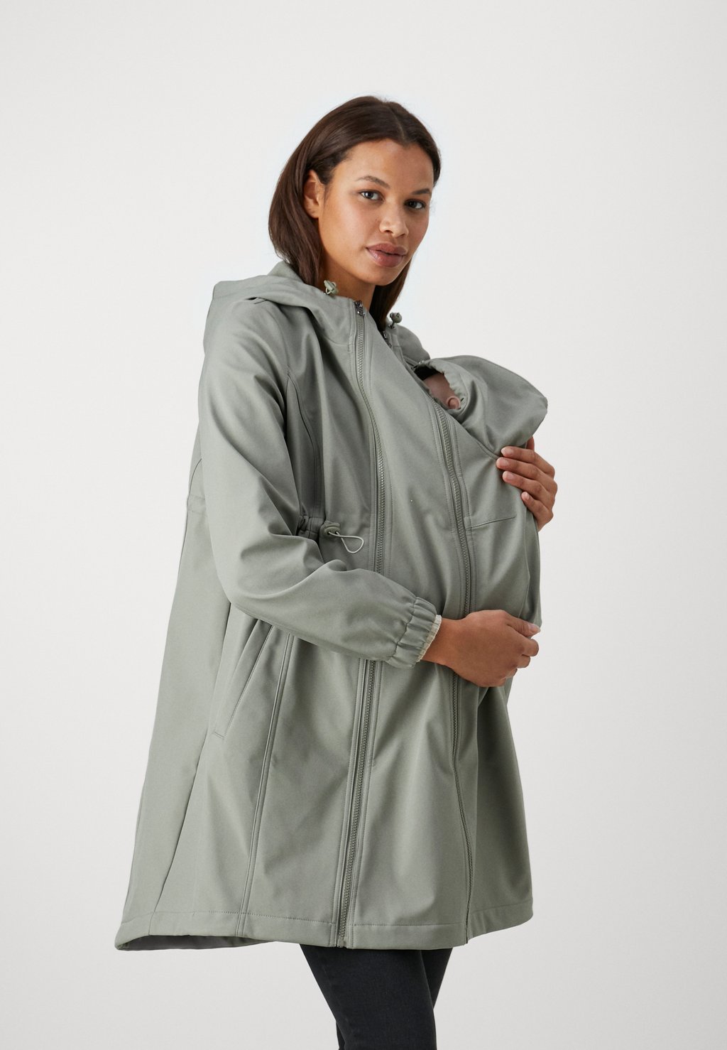 Дождевик/водоотталкивающая куртка MLNELL SOLID 3IN1 JACKET MAMALICIOUS, цвет vetiver