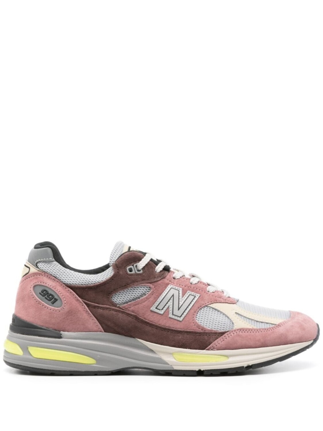 

New Balance кроссовки Made in UK 991v2 с нашивкой-логотипом, розовый