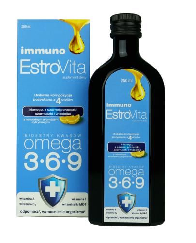 Estrovita Immuno жирные кислоты омега 3-6-9, 250 ml цена и фото