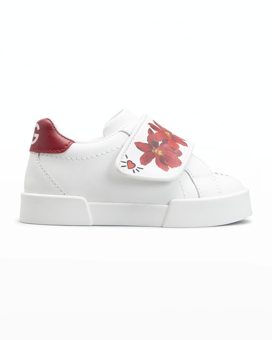 

Низкие кроссовки Portofino Flower Graffiti Logo для девочек, для малышей Dolce&Gabbana
