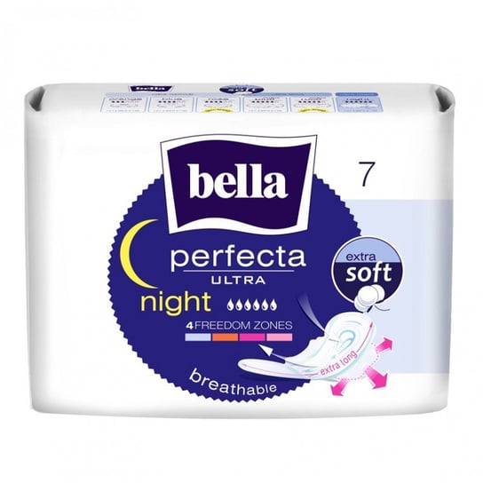 Прокладки гигиенические Bella Perfecta Ultra Night Extra Soft 7 шт.