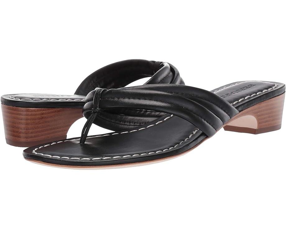 

Сандалии Bernardo Miami Demi Heel Sandals, цвет Black Antique Calf