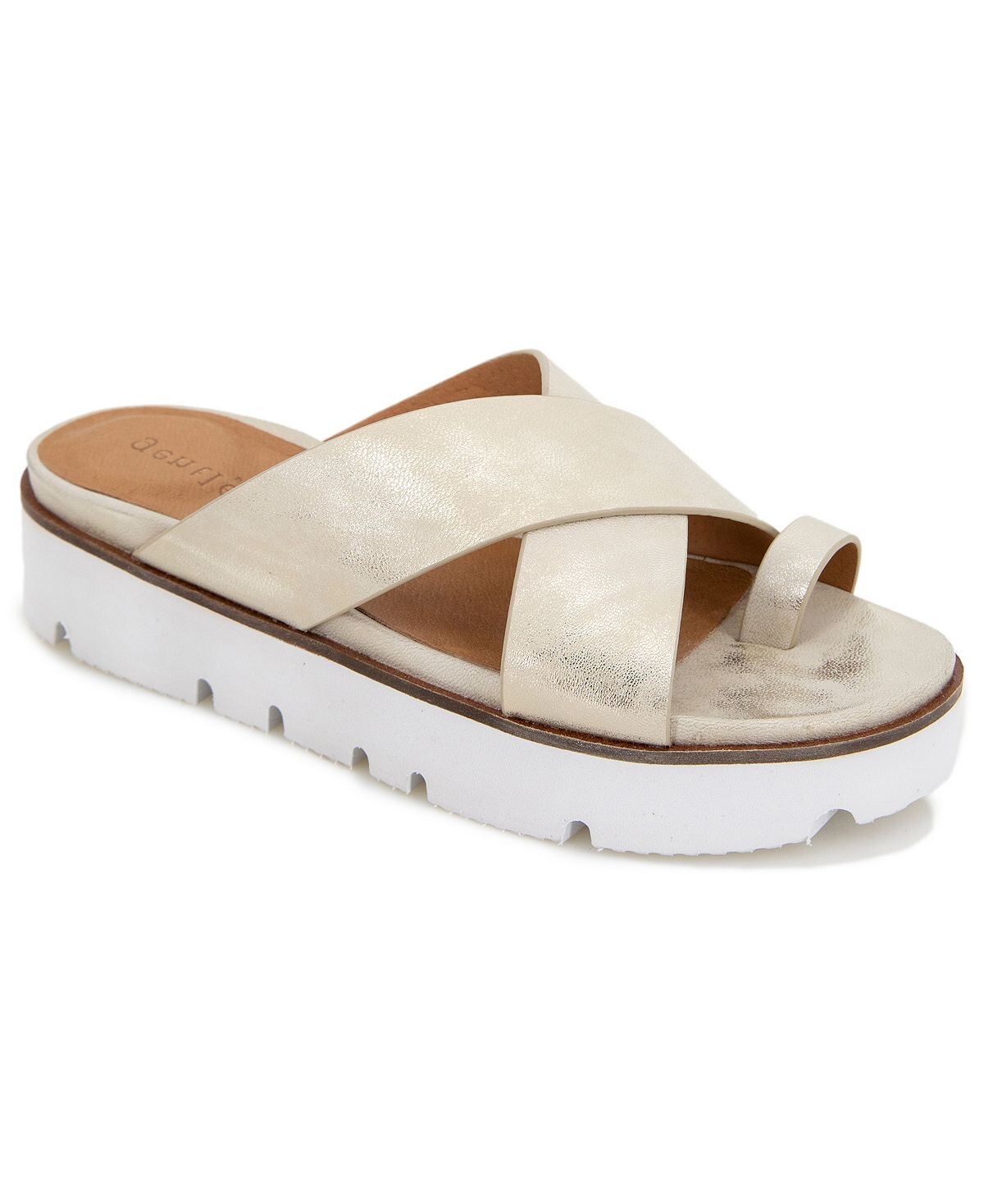 

Женские сандалии на плоской подошве Lilly Flatform с X-ремешком Gentle Souls