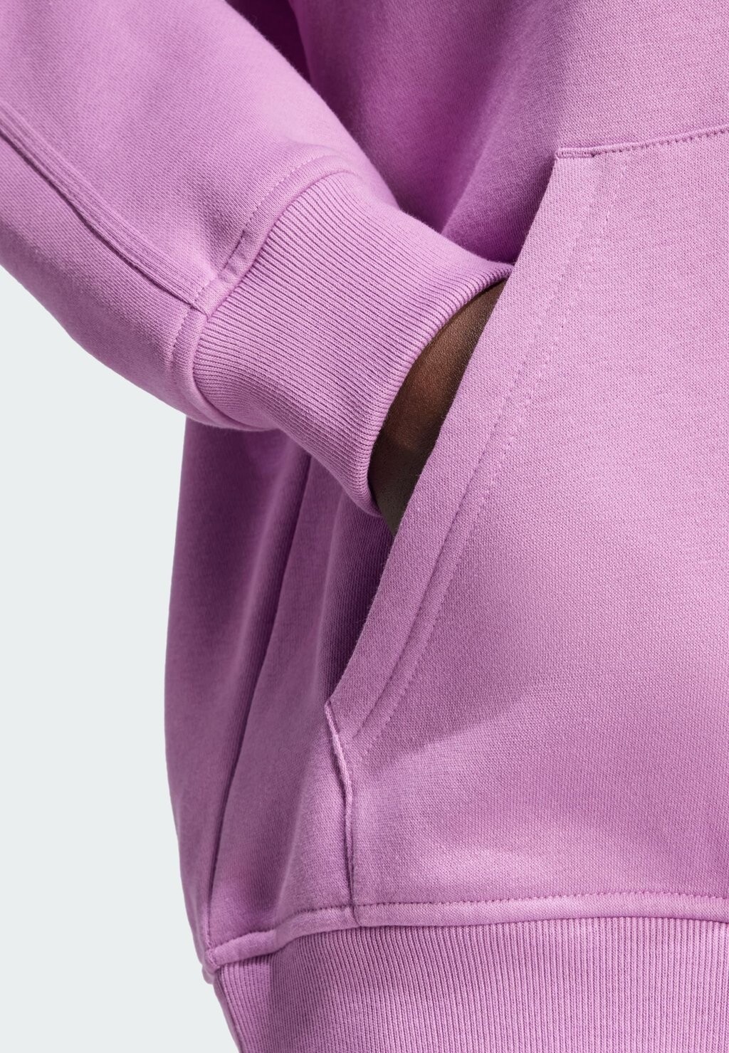 

Толстовка ESSENTIALS FULL-ZIP FLEECE adidas, фиолетовый
