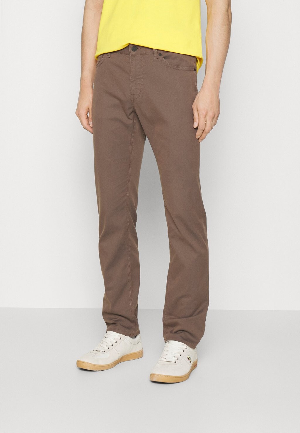 

Брюки Casual Regular Fit Five-Pocket Pants BOSS, цвет open green