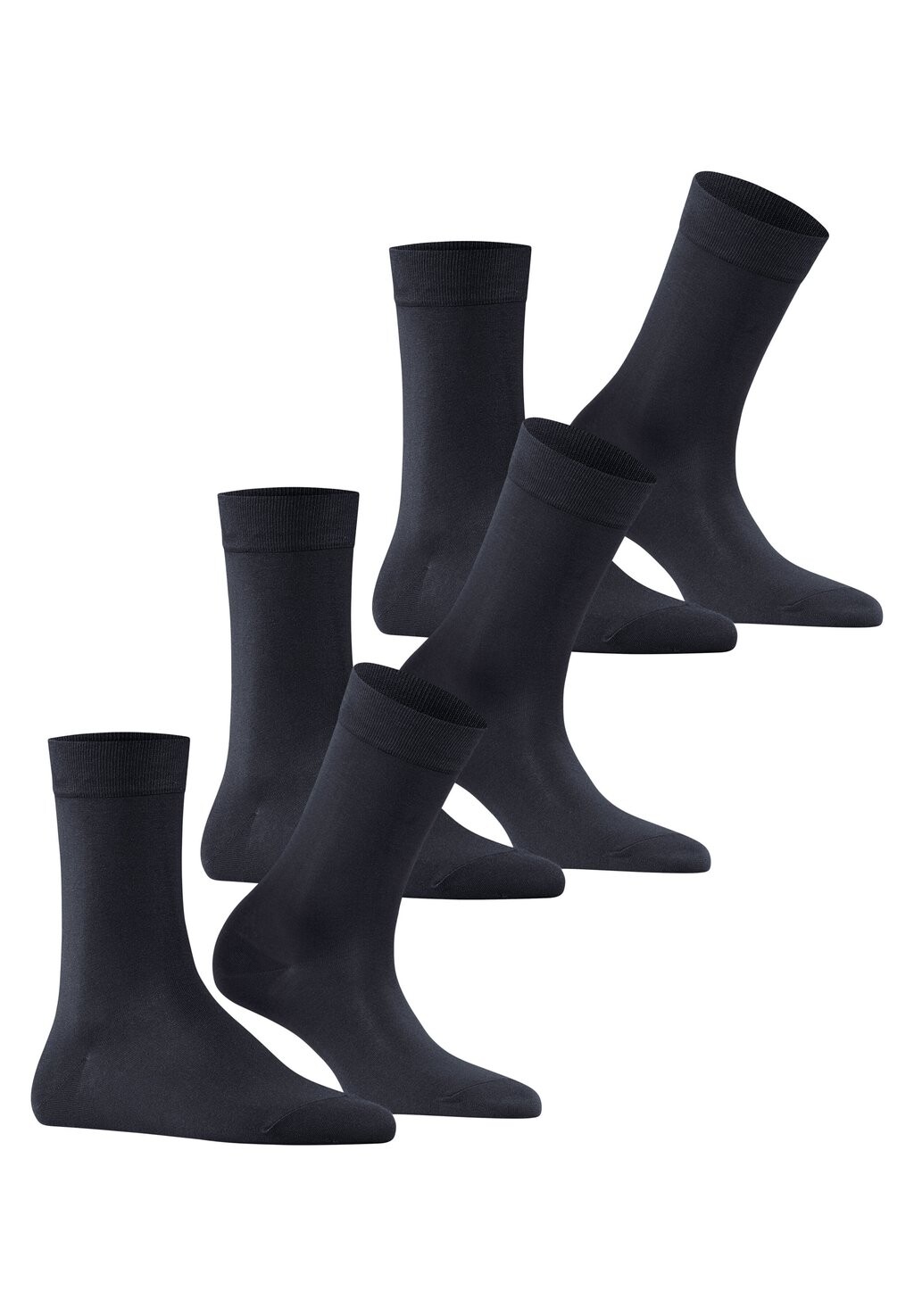 

Носки COTTON TOUCH 3-PACK BUSINESS & CASUAL FALKE, темно-синий