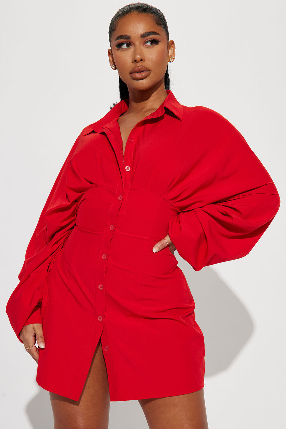 

Платье Fashion Nova XS1786, красный