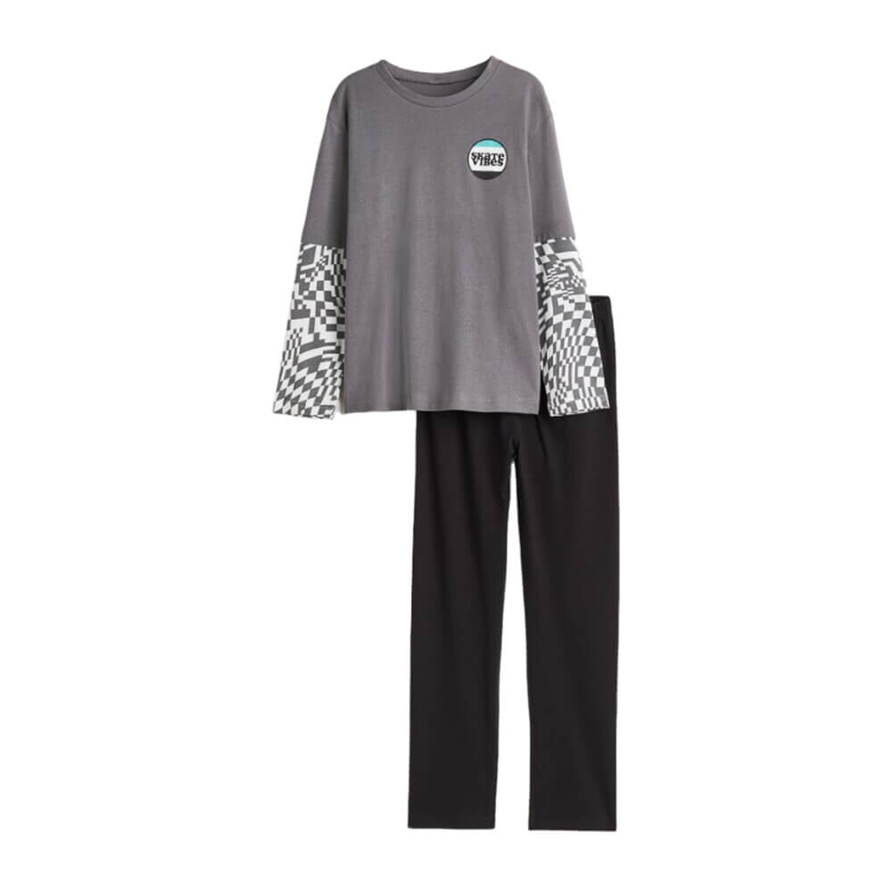 

Пижамы из джерси H&M Skate Vibes, черный