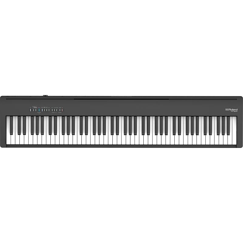 Roland FP-30X 88-клавишное цифровое пианино с прогрессивной молоточковой механикой и динамиками, черное FP-30XBK roland fp 30x 88 клавишное цифровое портативное пианино в наличии fp 30x 88 key digital portable piano
