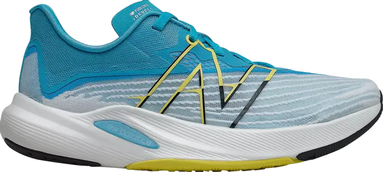 

Кроссовки New Balance Wmns FuelCell Rebel v2 Wide 'White Virtual Sky', синий