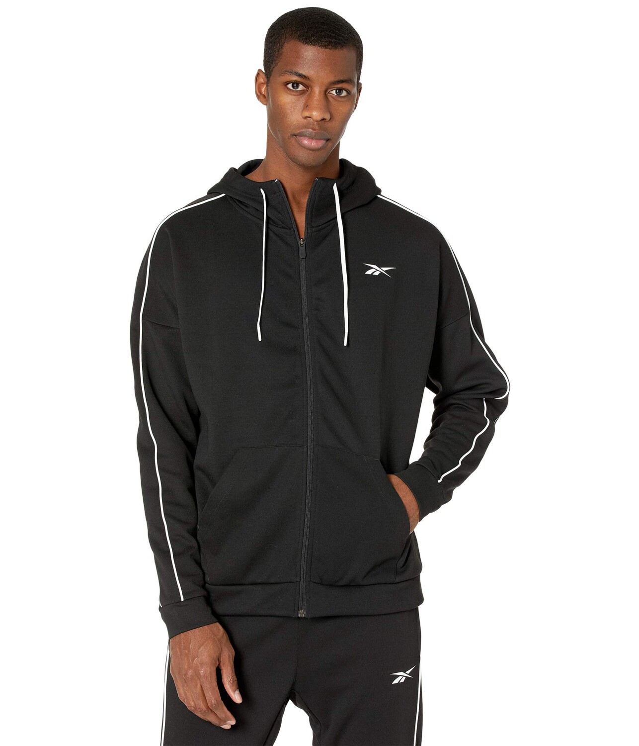 

Толстовка Reebok, Workout Ready Double Knit Full Zip Hoodie