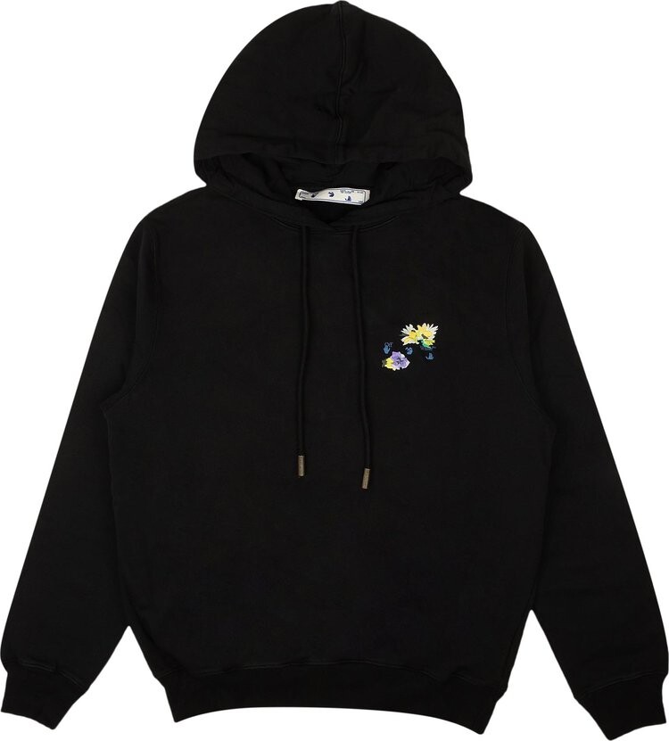 

Худи Off-White Check Arrows Hoodie 'Black/White', черный