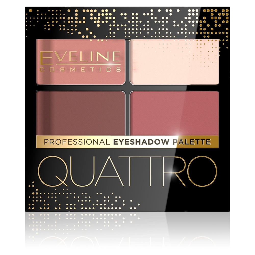 

Eveline Cosmetics Палетка теней для век Quattro Professional Eyeshadow Palette 04 3,2 г