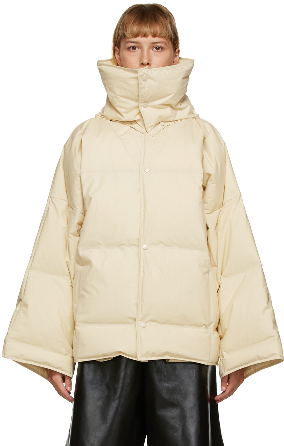 

Пуховик Off-White Bottega Veneta, Серый
