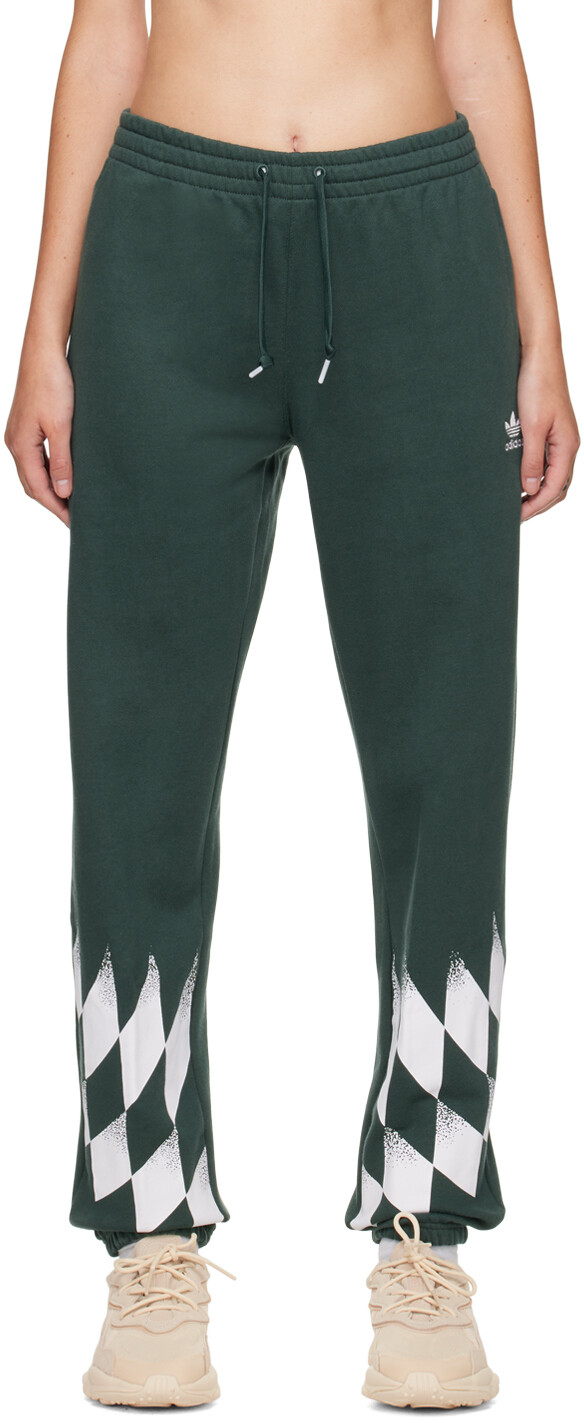 

Зеленые брюки Rekive Lounge adidas Originals, Зеленый