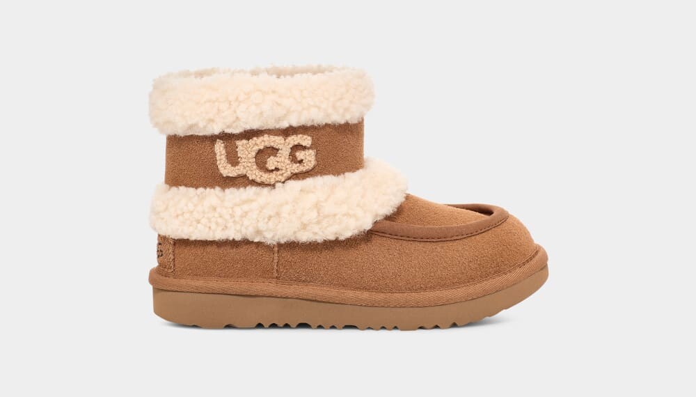 

Классические ботинки Ultra Mini UGG Fluff UGG, коричневый