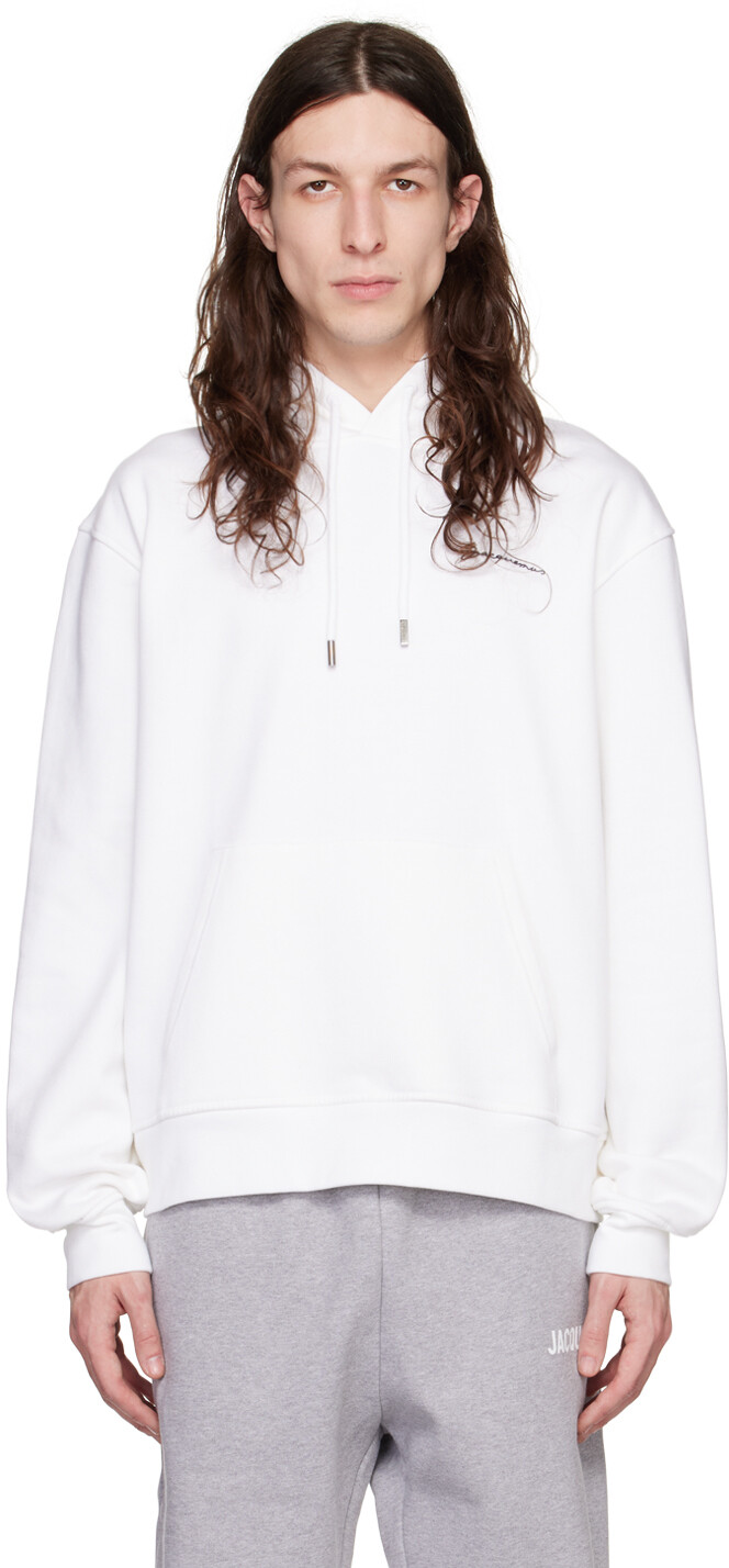 

Белая худи Le Sweatshirt Brodé Jacquemus, Белый