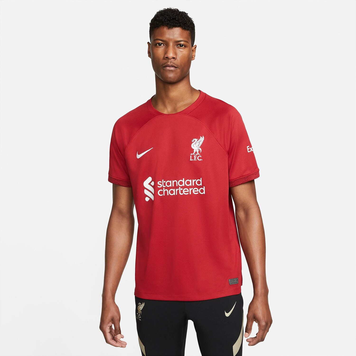 

Мужская футбольная майка Nike Liverpool FC 2022-23 Stadium Home Dri-FIT, красный
