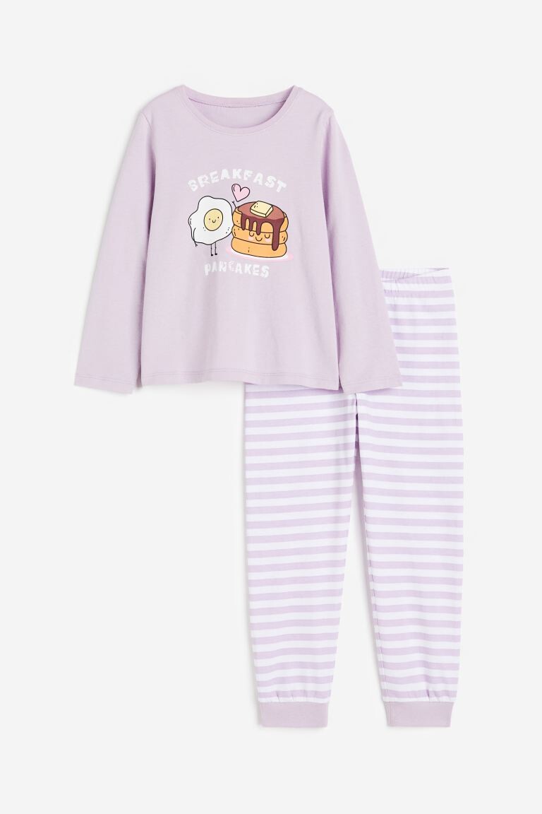 

Пижамы из джерси H&M, светло-фиолетовый