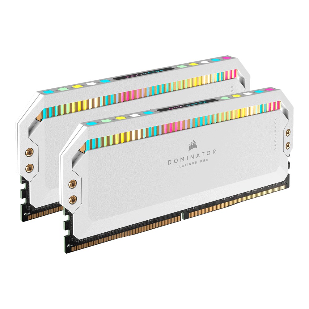 Оперативная память Corsair DOMINATOR Platinum RGB 32 Гб (2x16), DDR5-6200 МГц, белый оперативная память corsair dominator platinum 5600 мгц rgb 32 гб белый