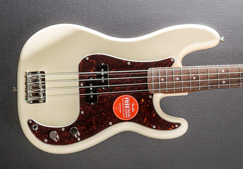 

Бас-гитара Classic Vibe 60's Precision Bass — олимпийский белый Squier Classic Vibe 60's Precision Bass -