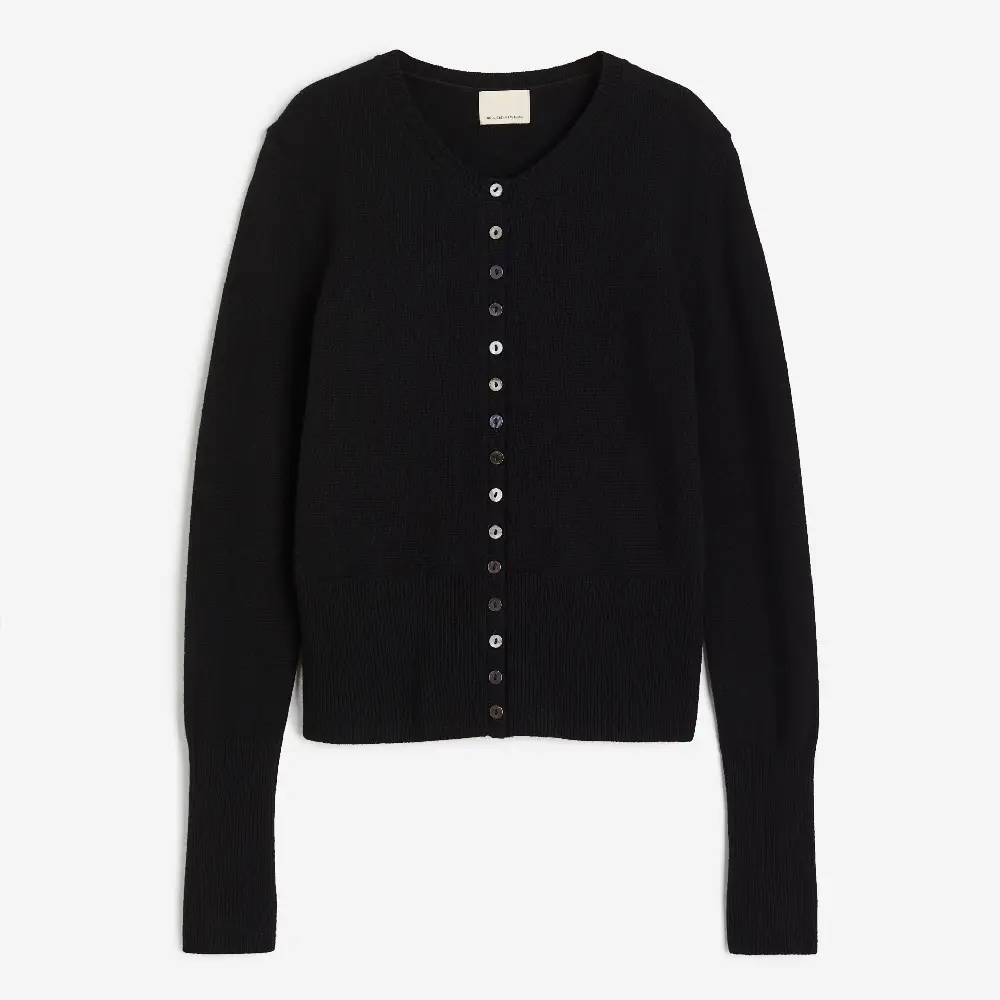 

Кардиган H&M Cashmere-blend, черный