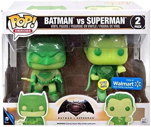 

Фигурка Funky POP! Batman Vs. Superman Glow In the Dark Exclusive, набор из 2-х