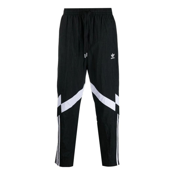 цена Спортивные штаны Adidas originals FW22 Rekive Printing Logo Stripe Drawstring Straight Sports Black, Черный