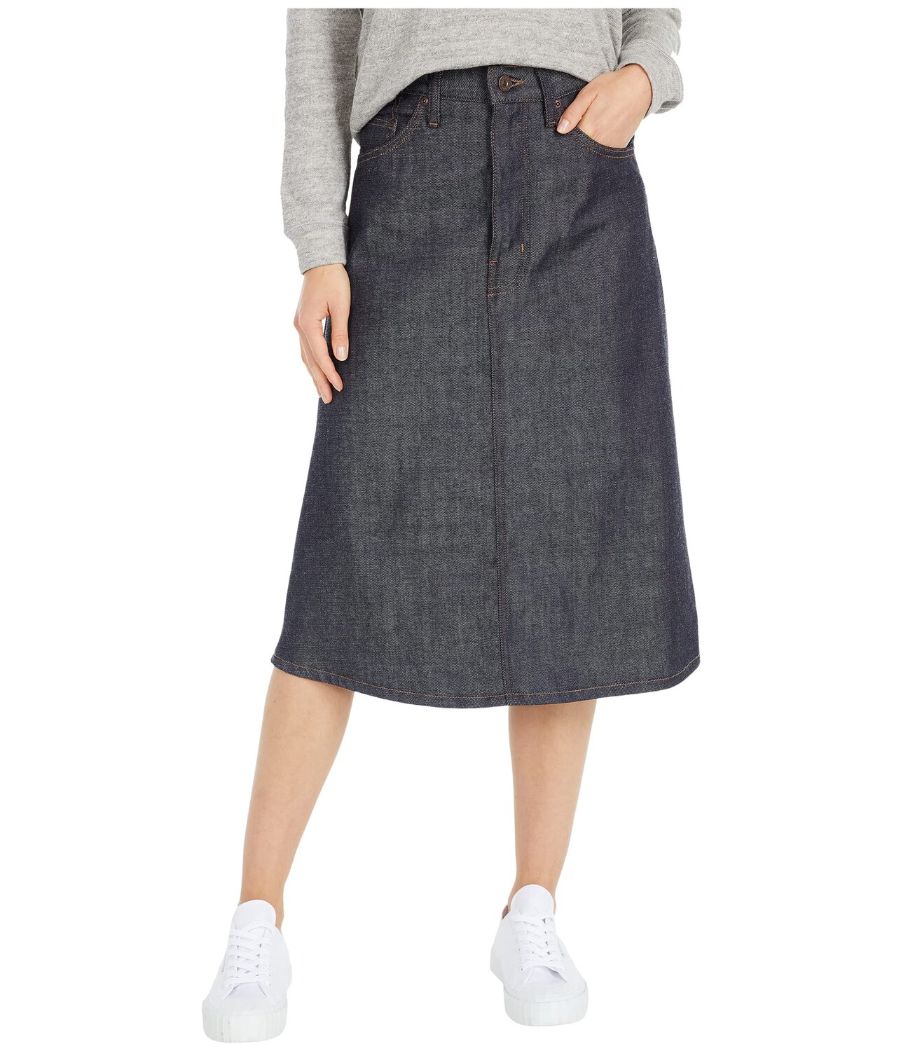 

Юбка Naked & Famous, Denim Skirt - Indigo Raw Denim