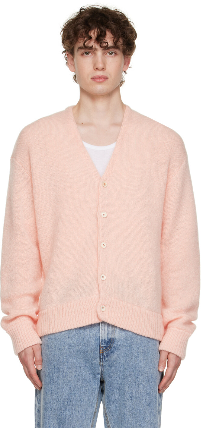 

SSENSE Эксклюзивный розовый кардиган Servizi Second/Layer