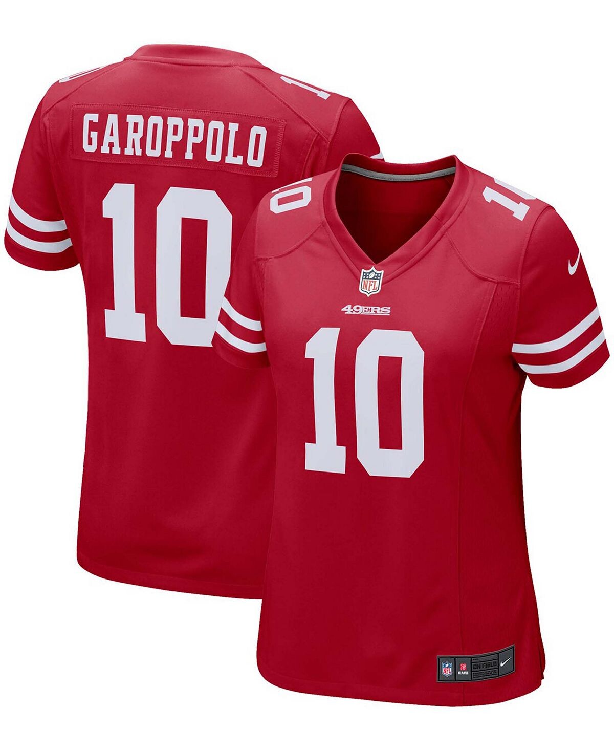 

Женская майка игрока Джимми Гаропполо Сан-Франциско 49ers Game Player Nike