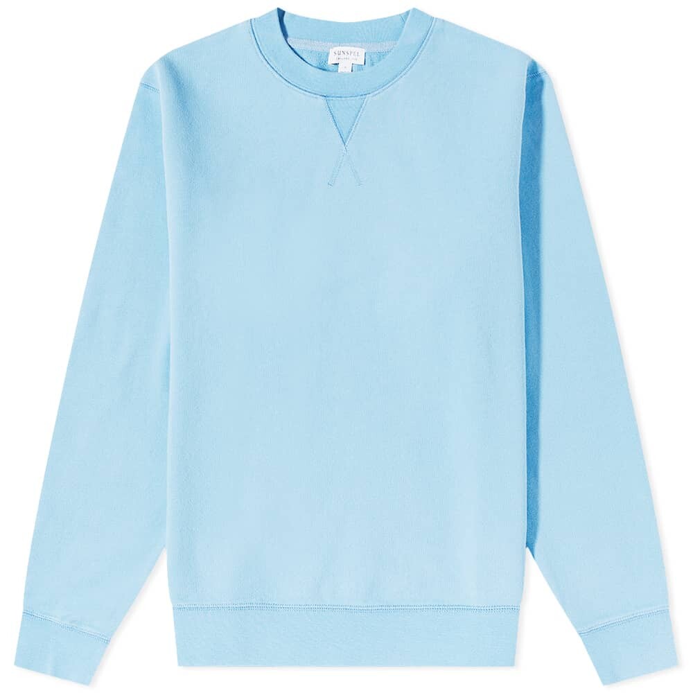 

Толстовка Sunspel Loopback Crew Sweat, Синий