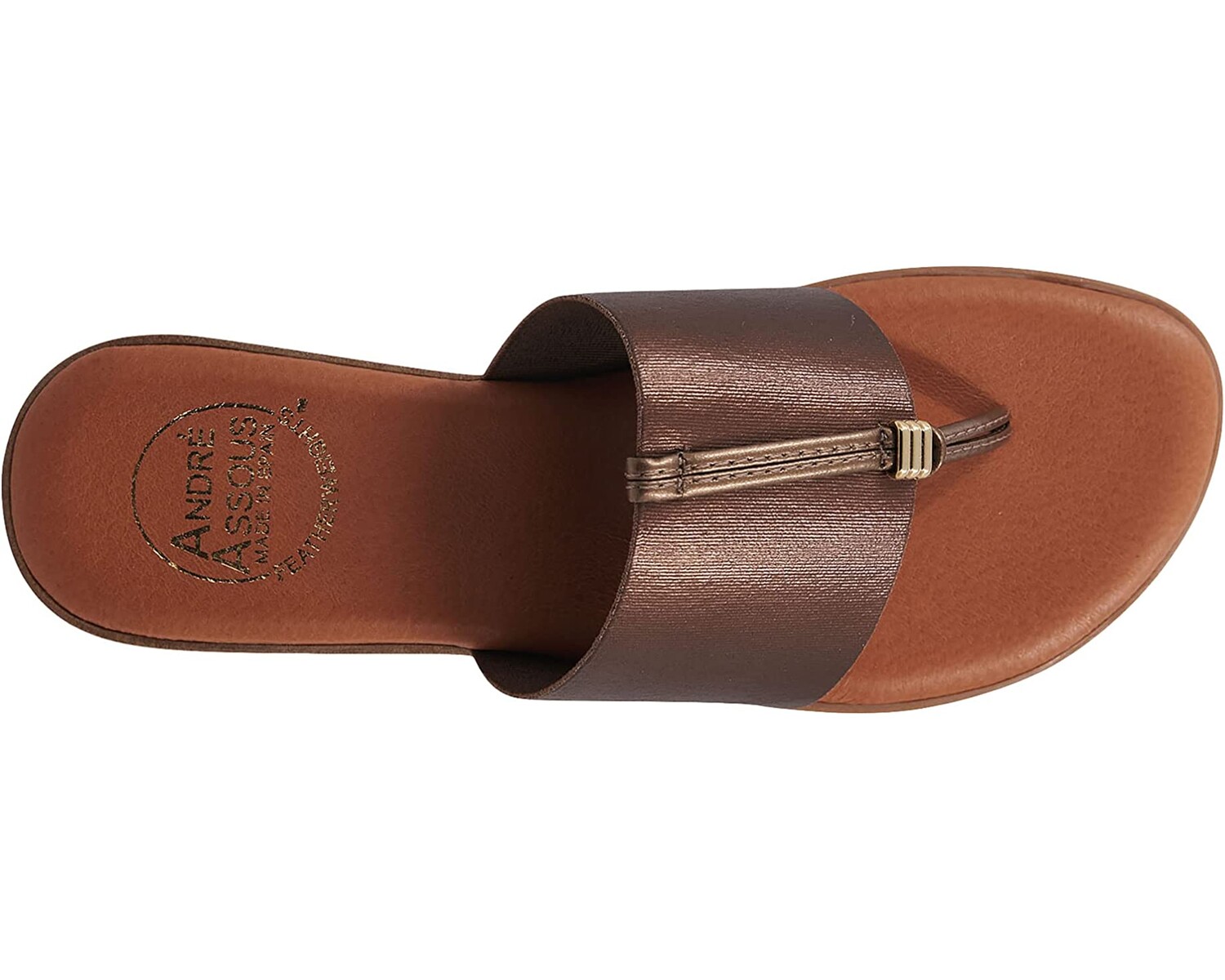

Сандалии Nice Featherweight Flat Sandal Andre Assous, бронза