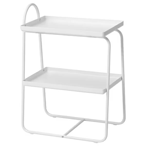 Столик прикроватный Ikea Hattasen Shelf Unit, белый