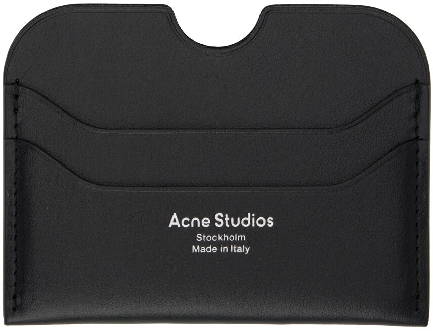 

Черная кожаная визитница Acne Studios