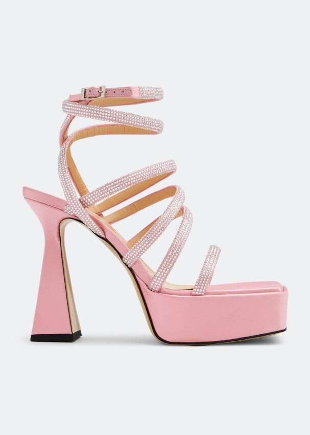 

Сандалии MACH AND MACH Sydney platform sandals, розовый