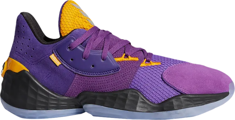 

Кроссовки Adidas Harden Vol. 4 'Su Casa Mi Casa - Los Angeles Lakers', фиолетовый