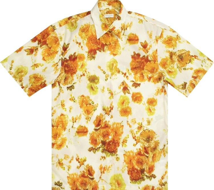

Рубашка Dries Van Noten Cady Shirt Dessina, желтый